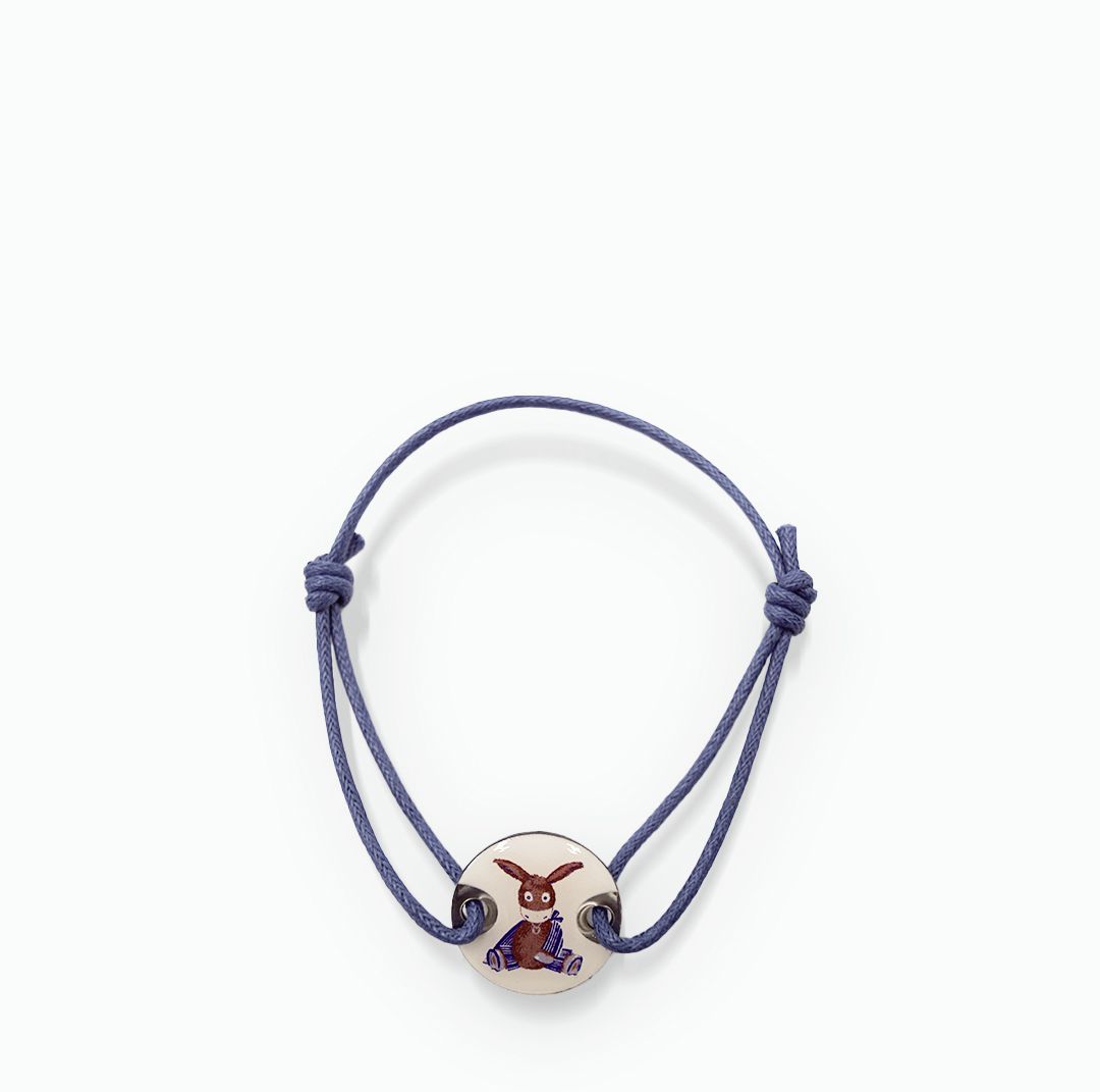 BRACELET ANE EN CULOTTE- BLEU