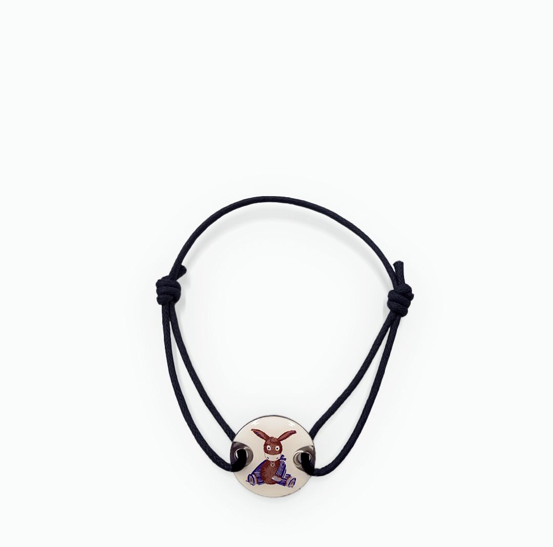 BRACELET ANE EN CULOTTE-NOIR