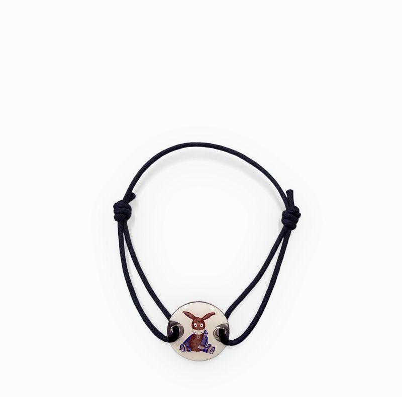 BRACELET ANE EN CULOTTE-NOIR