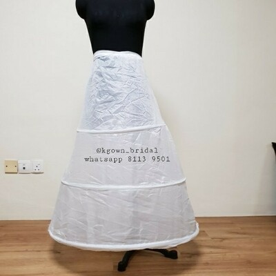 Basic 3-hoops petticoat / can can for wedding dress Basic 3-hoops petticoat / can can for wedding dress