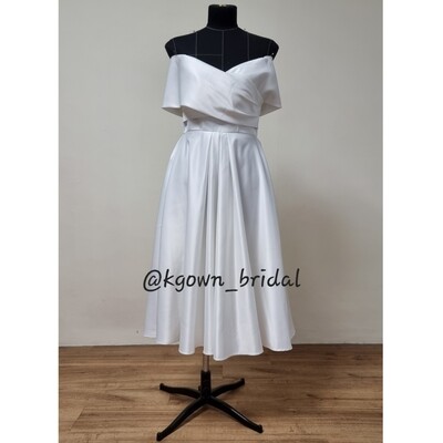 CWD019 - Korean style off the shoulder ROM wedding dress