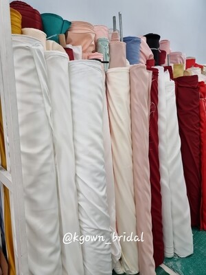 Bridal Satin Fabric by Meter