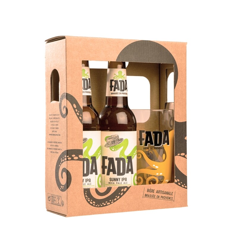 Coffret FADA Sunny IPA &amp; Verre