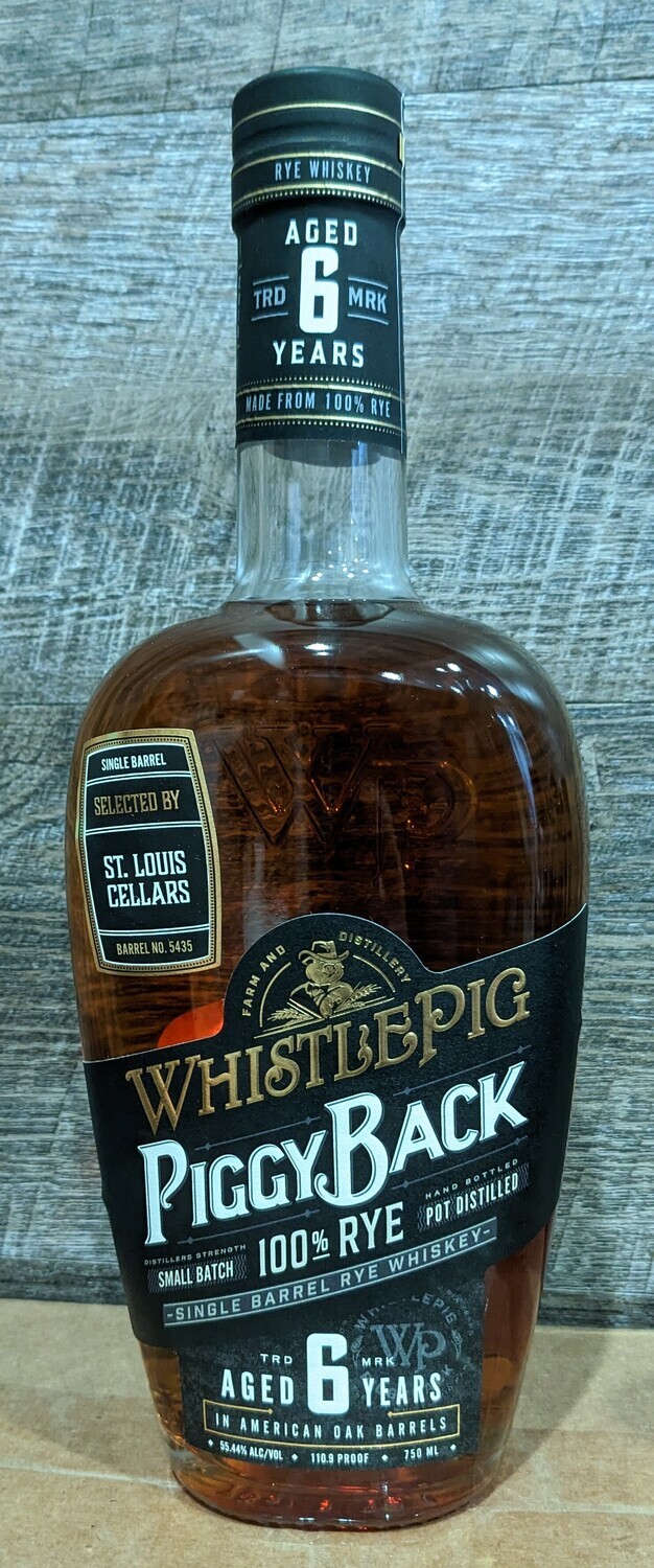 Buy WhistlePig PiggyBack Bourbon 6 Year Whiskey