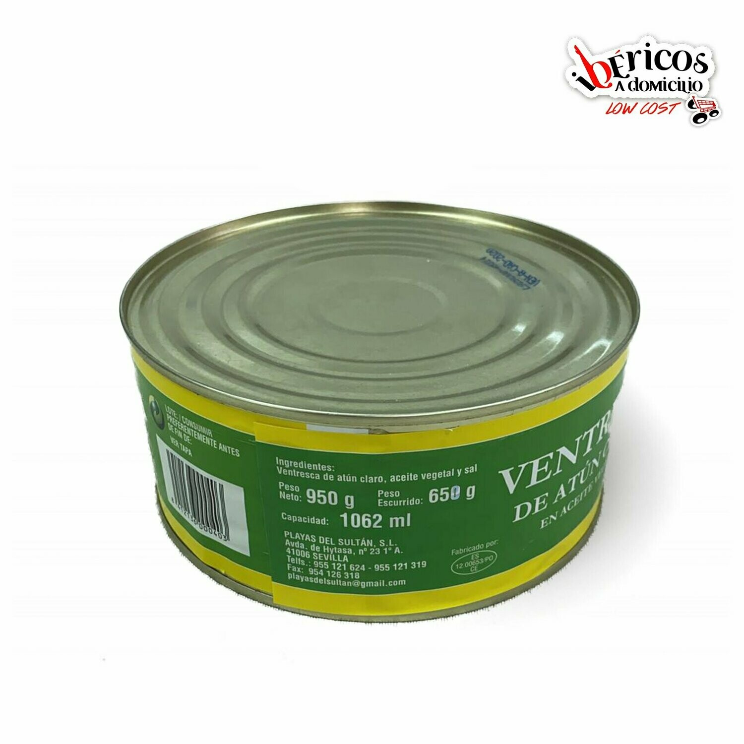 VENTRESCA DE ATÚN EN ACEITE VEGETAL