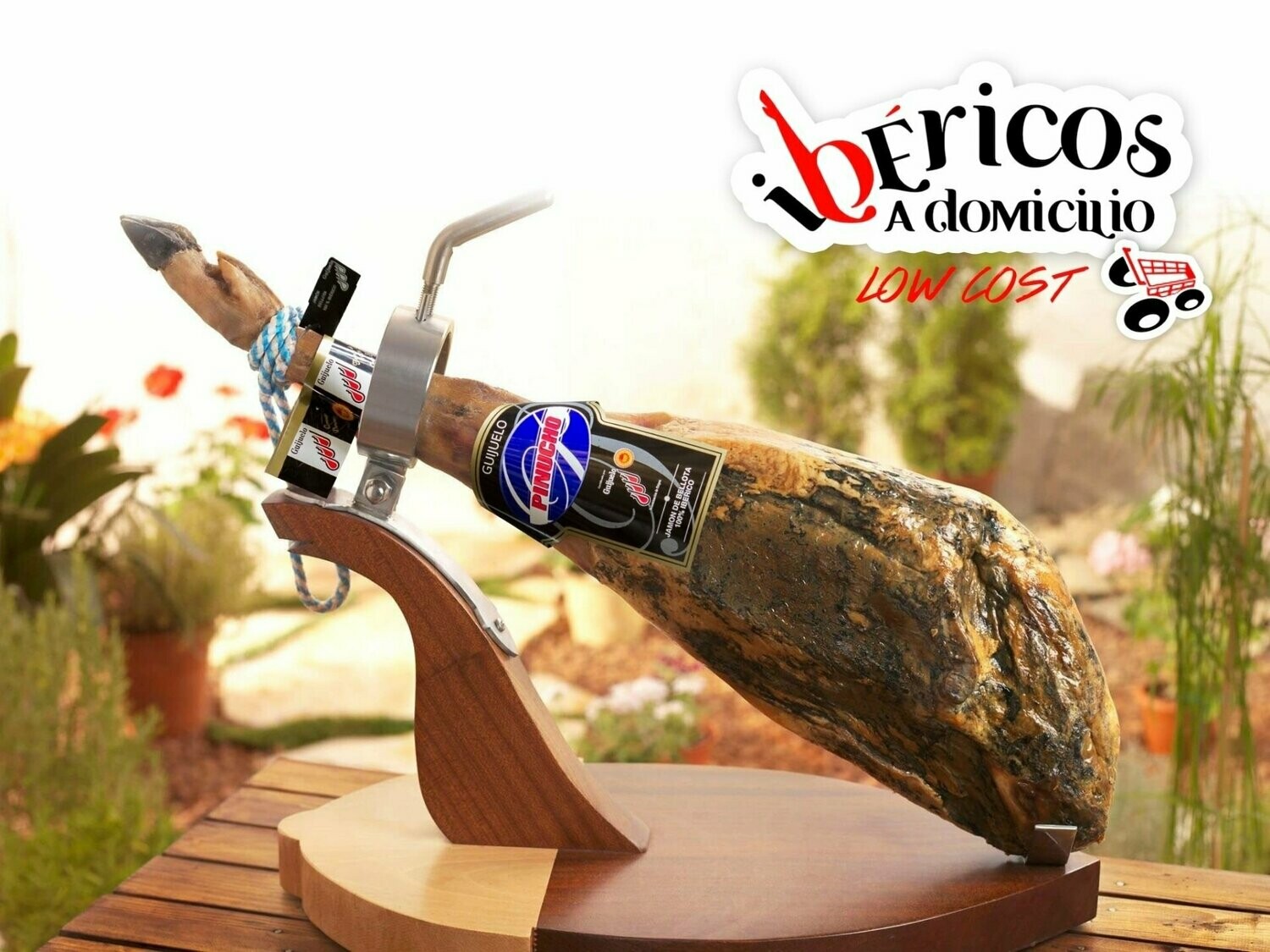 JAMON DE BELLOTA 100% IBERICO NATURAL.(  8- 9  kg)