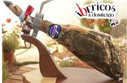JAMONES CORTADO A CUCHILLO Y ENVASADO AL VACIO: JAMÓN DE BELLOTA 100% IBERICO  GRANDES 8,5 kg. aprx