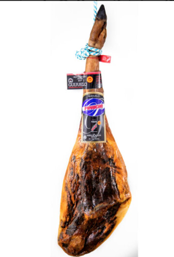 Jamón de Bellota ibérico 50% Raza Ibérica (8-9kg) un manjar único , ideal para regalo.