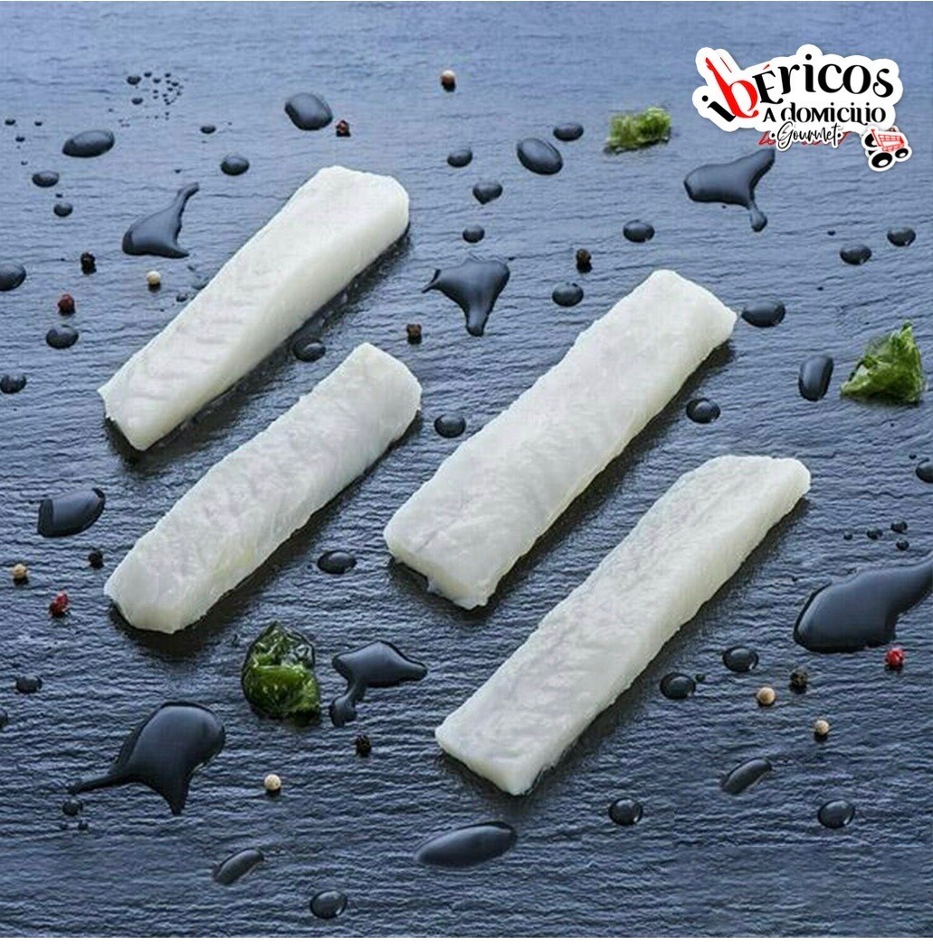 PALITOS SALADOS DE MARUCA Elaborados con la mejor maruca blanca , desespinada y sin piel, con un optimo grado de secado.