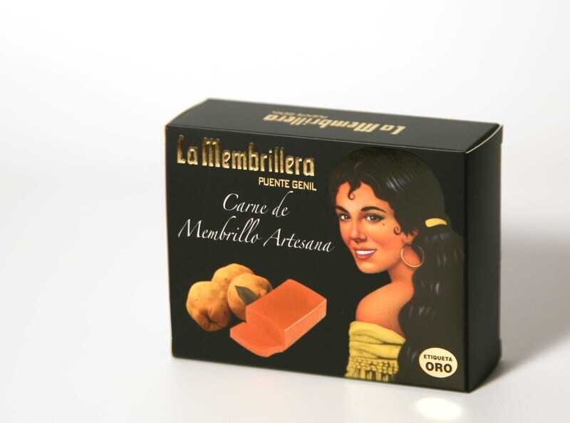 CARNE DE MEMBRILLO ARTESANA , Etiqueta Oro. “El mejor membrillo para la mejor compañía”Estuche Gourmet 250g.