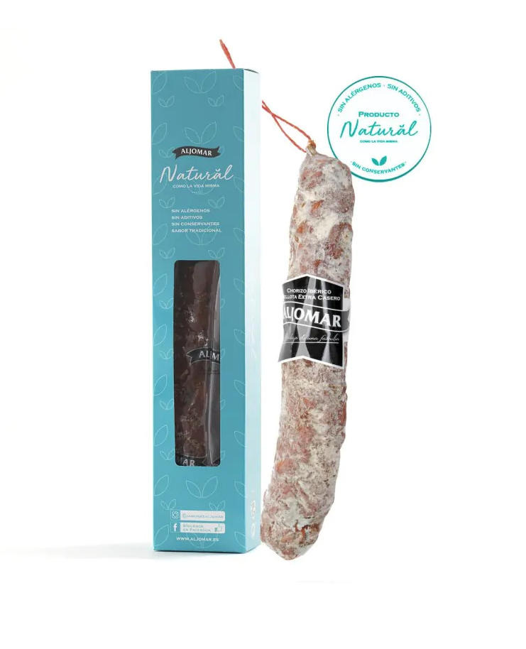 CHORIZO IBÉRICO EXTRA CASERO 100% NATURAL Recomendado por MARTÍN BERASATEGUI. 12 estrellas Michelin no pueden estar equivocadas. ✅ Acierto seguro, Ideal para regalo ?