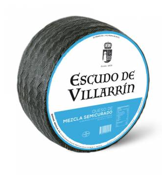 QUESO EL ESCUDO DE VILLARIN SEMICURADO ARTESANO MEZCLA ELABORADO CON LECHE PASTEURIZADA