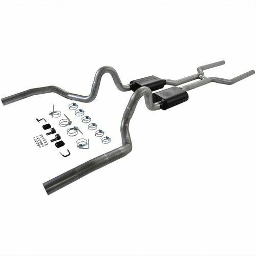 Flowmaster '64-'72 A-Body -American Thunder 3"- Super 40 Mufflers 409 Stainless FLO817200