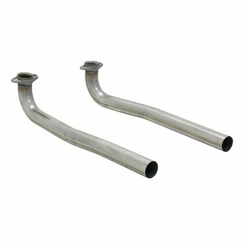 Flowmaster Manifold Downpipes, '65-'68 Pontiac A-Body, 389-400 Engines, Stainless Steel FLO81073