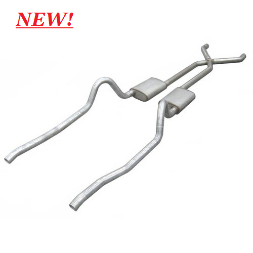 HYBRID 3"-2.5" X-PIPE '67-'73 MOPAR A-BODY  PYPSMA30