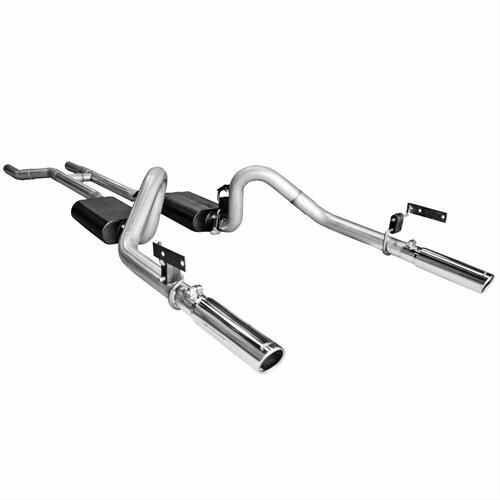 Flowmaster '67-'70 Mustang  Through Valance  2.5"  Stainless   FLO817281