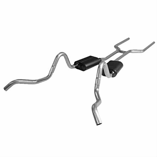Flowmaster '64-'67 A-Body - American Thunder 2.5" Super 40 Side Exit 409 Stainless FLO817412