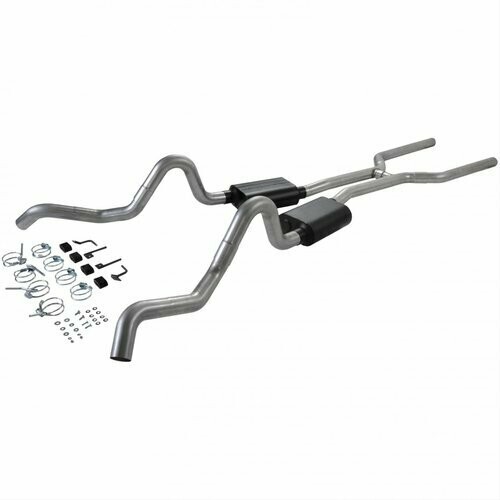 Flowmaster '64-'67 A-Body - American Thunder 3" Super 40 Side Exit  FLO17202