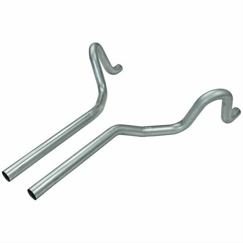 2.5" STAINLESS Pre-bent Tailpipes  '68-'72  Rear Exit FLO815802