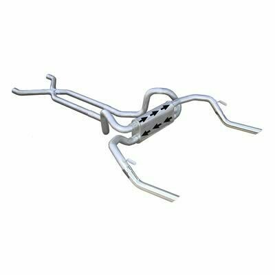 X-Pipe '68-'74 Nova  2.5" Crossflow Polished Stainless PYPSGF70S