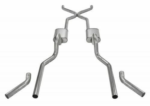 '55-'57  CHEVY 2.5"  H-PIPE  SYSTEM  PYPSGC40