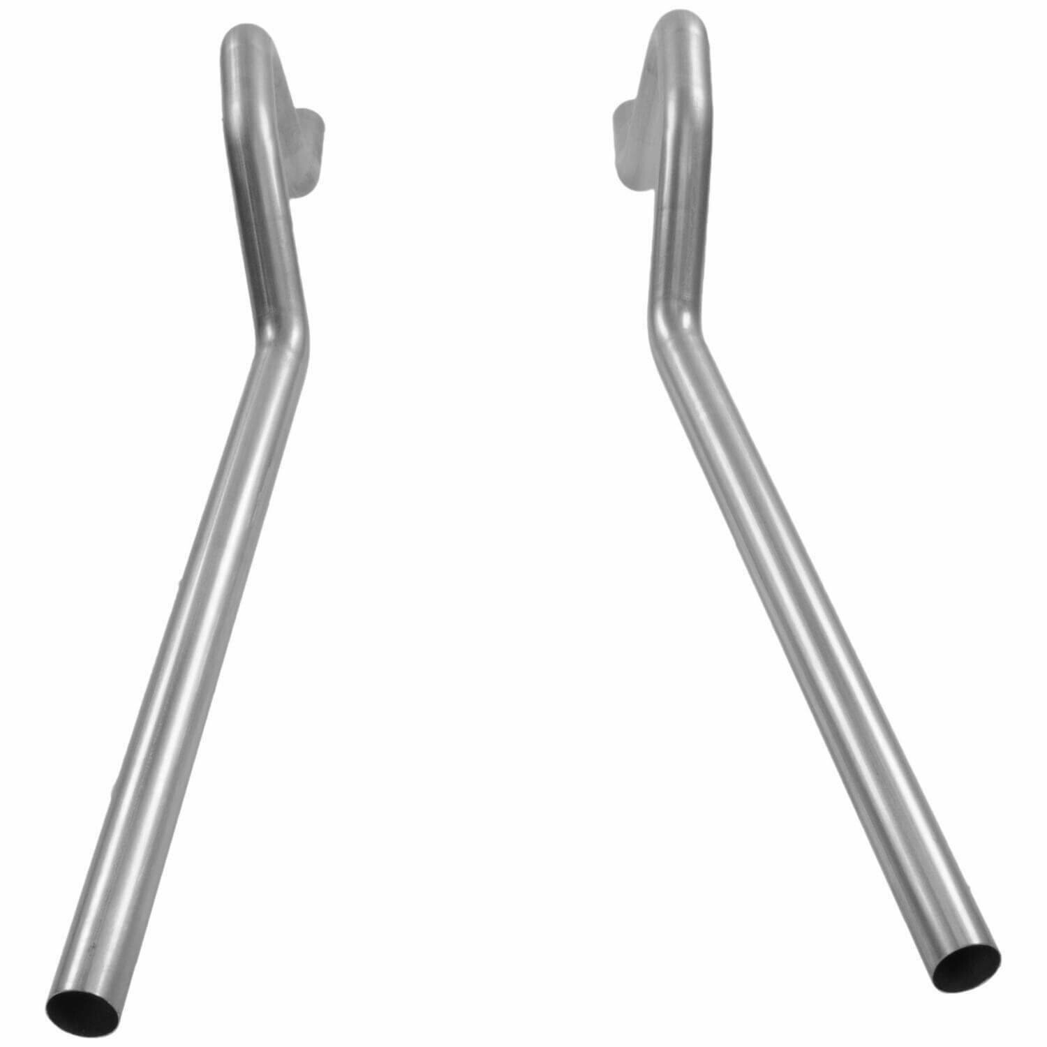 2.5"1962-1974 Mopar B-body without exhaust cutouts in rear bumper. Aluminized steel FLO15806