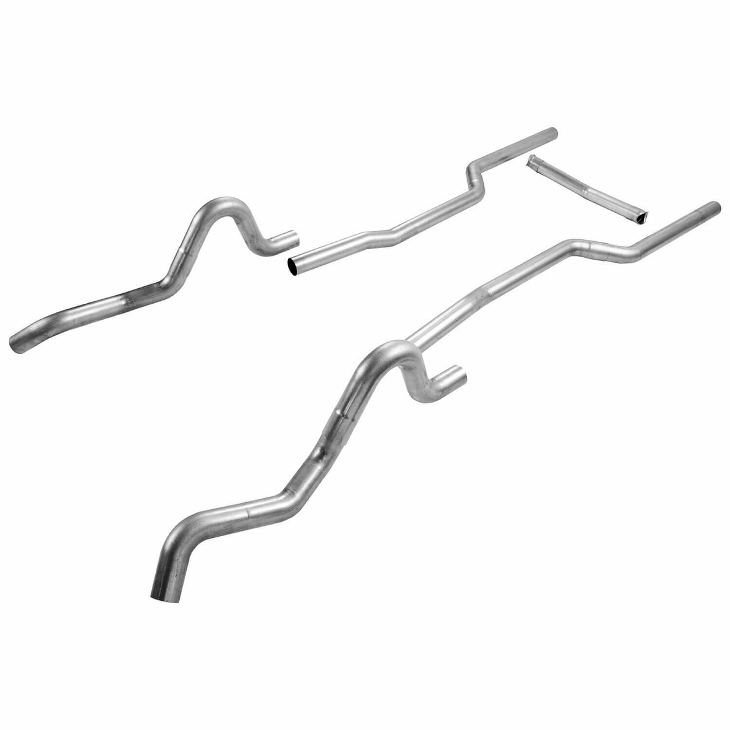 Flowmaster Header-back 3" system - 1/4 PANEL EXIT. '64-'67 No Mufflers  FLO1041