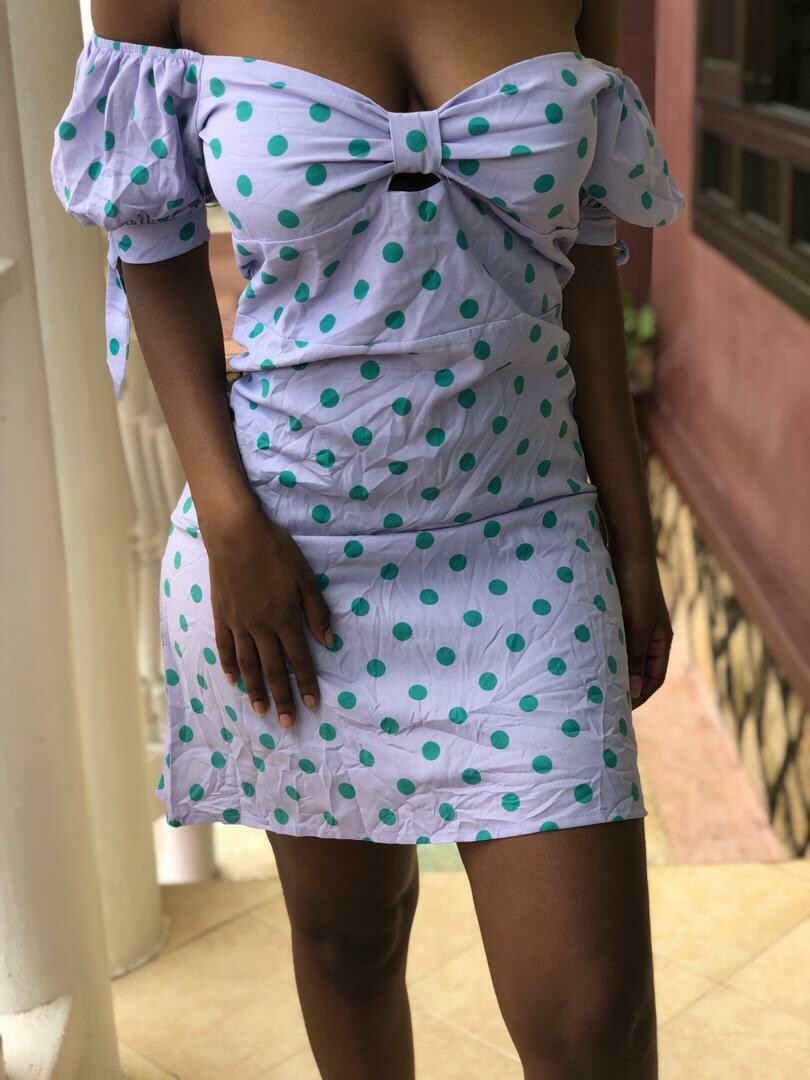 Polka Dot Mini Dress