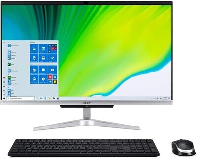 Acer Aspire C24-963-UA91 AIO Desktop, 23.8&quot; Full HD Display, 10th Gen Intel Core i3-1005G1, 8GB DDR4, 512GB NVMe M.2 SSD, 802.11ac Wi-Fi 5, Wireless Keyboard and Mouse, Windows 10 Home