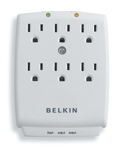 Belkin SurgeMaster 6-Outlet Wall-Mount Surge Protector