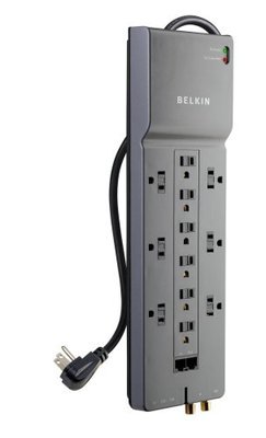 Belkin 12-Outlet Home/Office Surge Protector with Phone/Ethernet