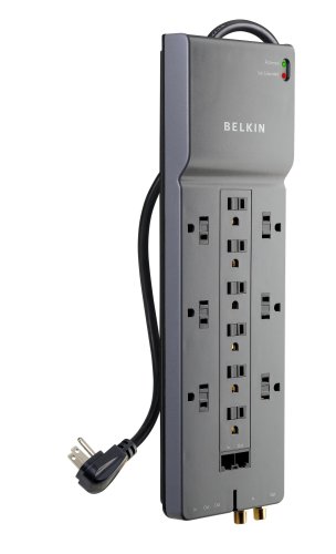 Belkin 12-Outlet Home/Office Surge Protector with Phone/Ethernet