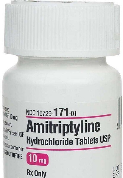90 Amitriptyline (Elavil) 10 mg Tablets