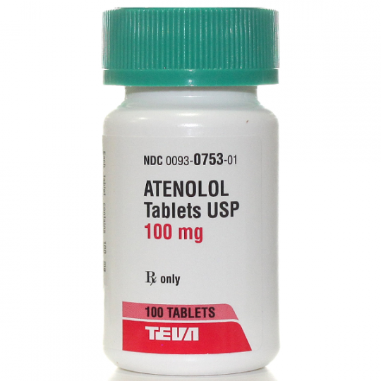 90 Atenolol 100 mg (Tenormin) Tablets