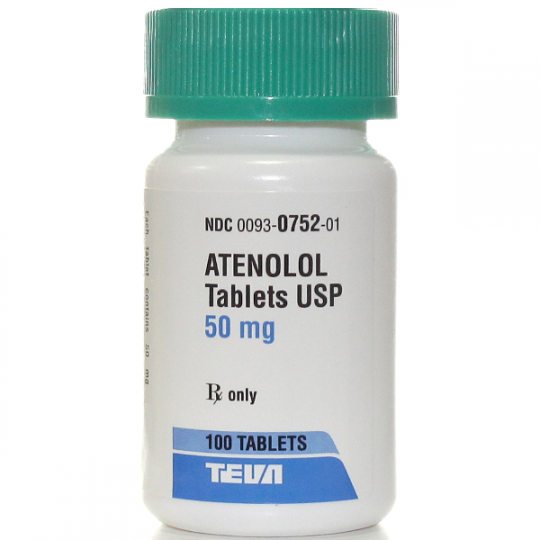 90 Atenolol 50 mg (Tenormin) Tablets