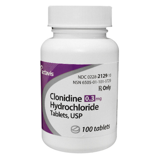 90 Clonidine 0.3 mg (Catapres) Tablets