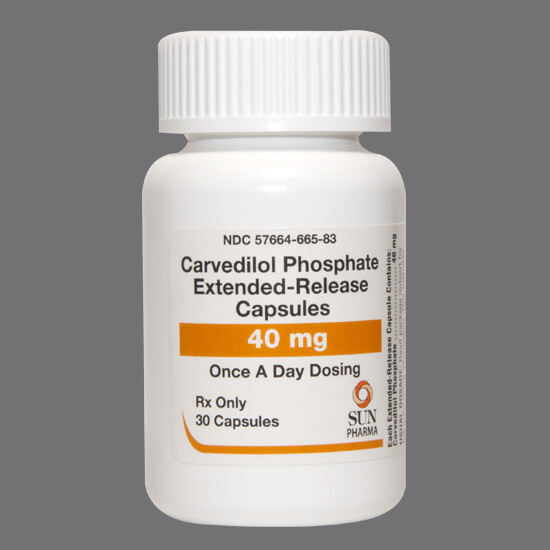 30 Carvedilol (Coreg CR) ER 40 mg 24 hour Capsules