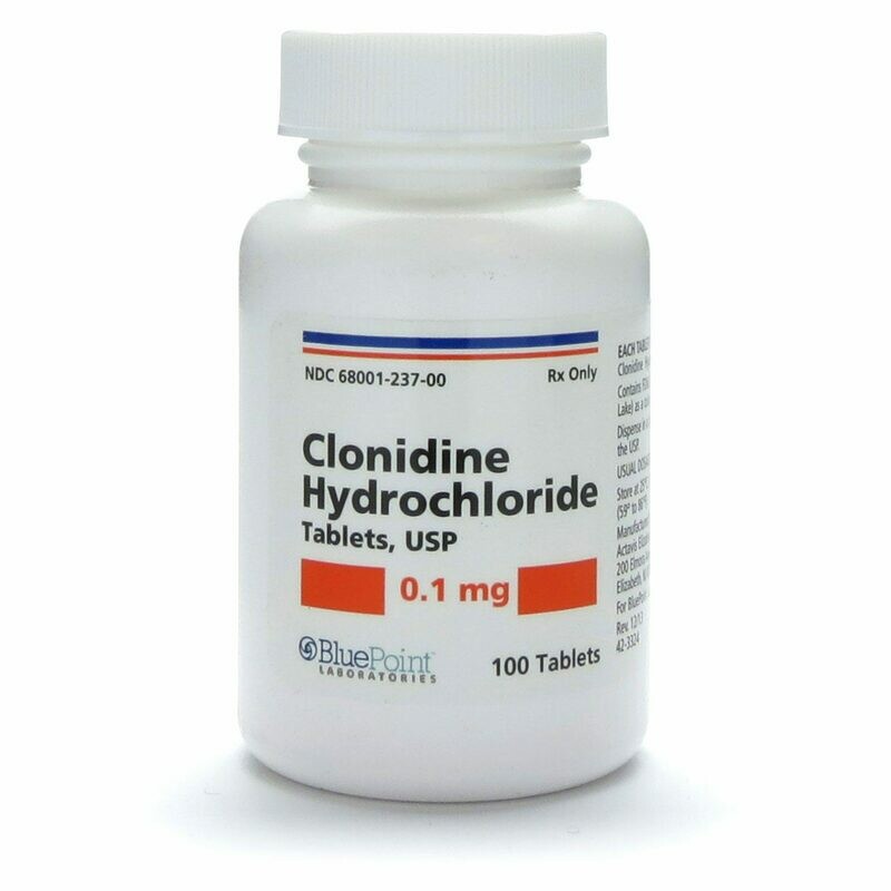 Clonidine 0.1 mg (Catapres)
