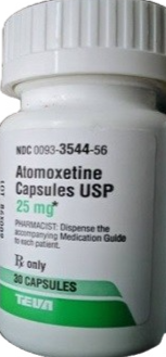 30 Atomoxetine 25 mg (Strattera) Capsules