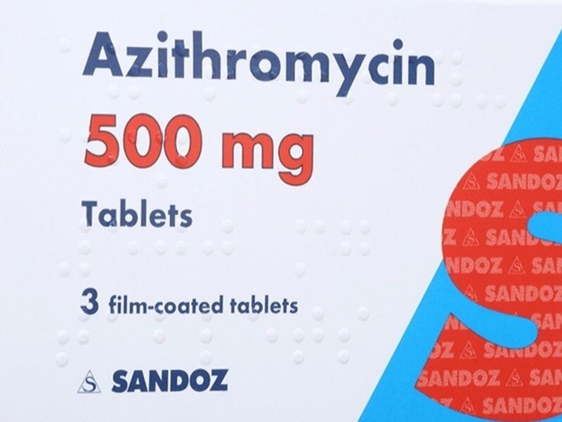 Azithromycin 500 mg (Zithromax; Tri-Pak)