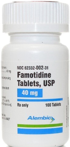 90 famotidine 40 mg (Pepcid AC) Tablets