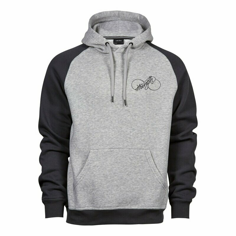 Stength  Two-Tone Hooded Sweatshirt
