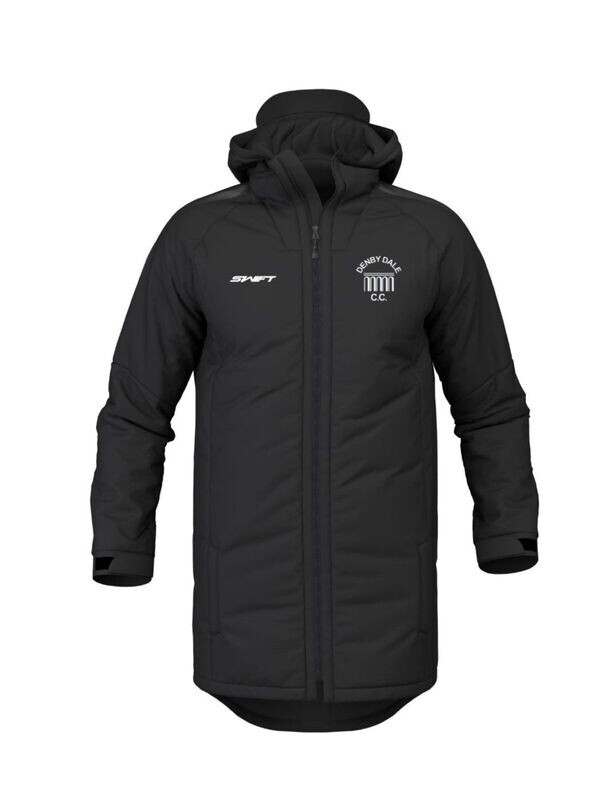 Denby Dale CC (Adult) PRO THREE QUARTER COAT BLACK