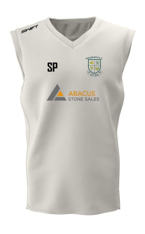 Holmfirth CC (Adult) Abacus Slipover c/w Back Sponsor