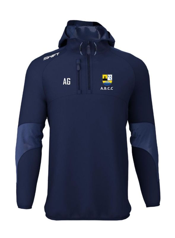 Armitage Bridge CC (JUNIOR) Hooded jacket Navy/Navy (ARMITAGE BRIDGE CC on the back)