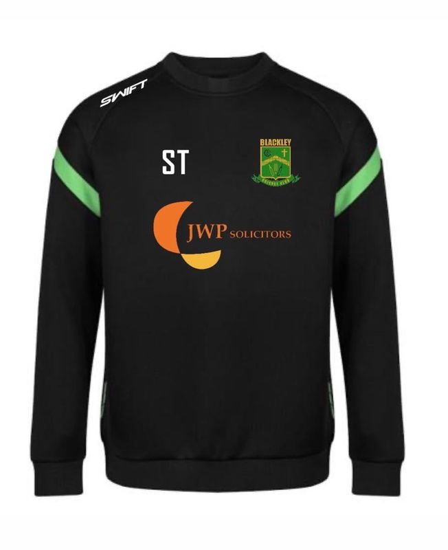 Blackley CC (Adult) Crew Neck Training Top + Two Back Sponsors