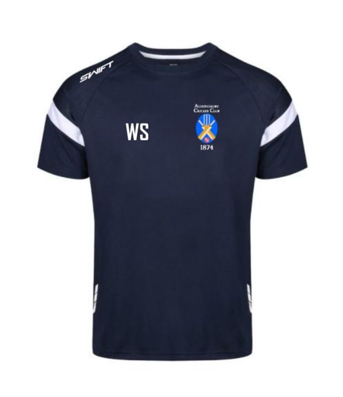 Almondbury  CC (Adult) Training Shirt c/w Sponsors logo