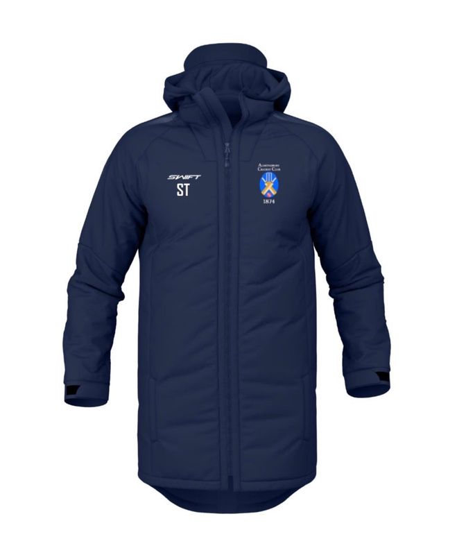 Almondbury CC (Adult) PRO THREE QUARTER COAT Navy