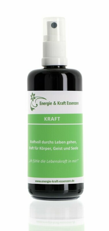 KRAFT - Ich fühle die Lebenskraft in mir! 100ml KRAFT - Ich fühle die Lebenskraft in mir! 100ml