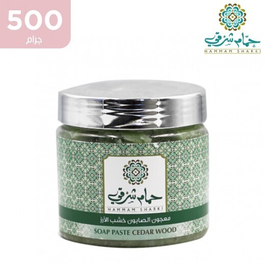 حمام شرقي - معجون صابون بخشب الأرز 500 جم